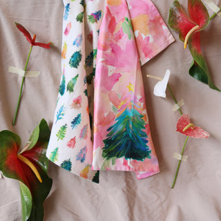 Happy Trees Holiday Tea Towels
