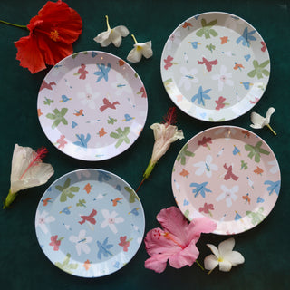 Hibiscus Beauties Party Plates