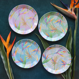 Floral Dance Party Plates