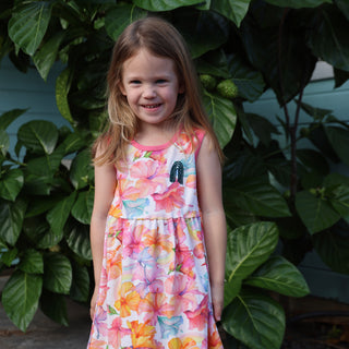 Hibiscus Rainbow Keiki Dress