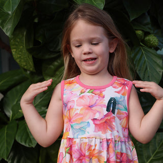 Hibiscus Rainbow Keiki Dress