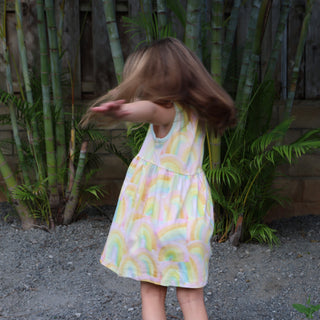 Rainbow Sunshine Keiki Dress