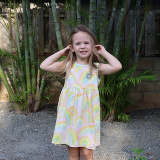 Rainbow Sunshine Keiki Dress