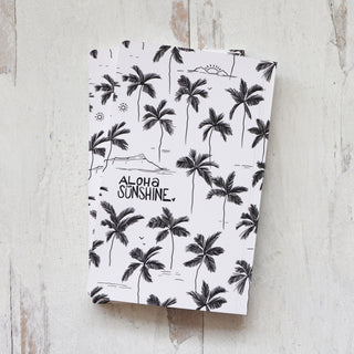 Black and White Aloha and Sunshine Journal