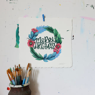 Merry Christmas Wreath Studio SALE