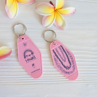 Vintage Motel Keychain Hawaii