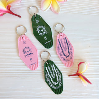 Vintage Motel Keychain Hawaii