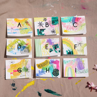 Hand Painted Cards
